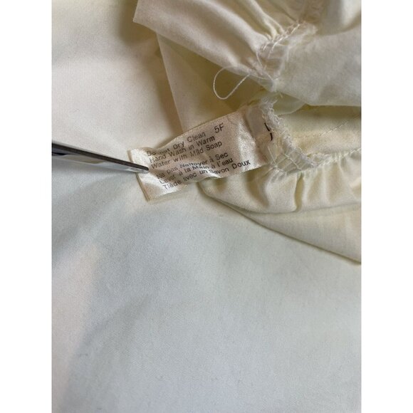 Vintage Cabbage Patch Kids Doll Dress 80's Yellow Lace Trim Ditzy Floral Coleco - Picture 7 of 8